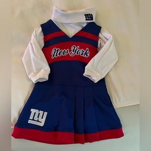 NY Giants toddler dress.